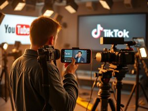 YouTube și TikTok: Viitorul jurnalismului video